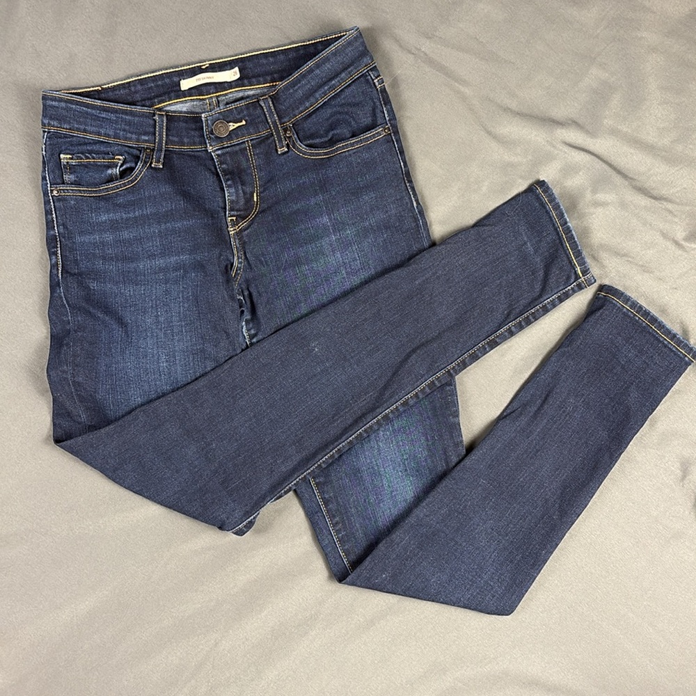 Levi's Women's 711 Skinny Blue Jeans Size 26